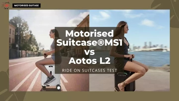Motorised Suitcase® MS1 vs Aotos L2: Side-by-Side Luggage Test